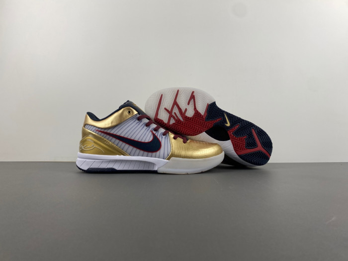 nike kobe 4 protro “gold medal” fq3544-100